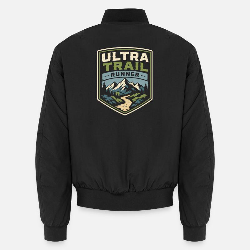 Coureur d’ultra-trail - Bomber unisexe - noir