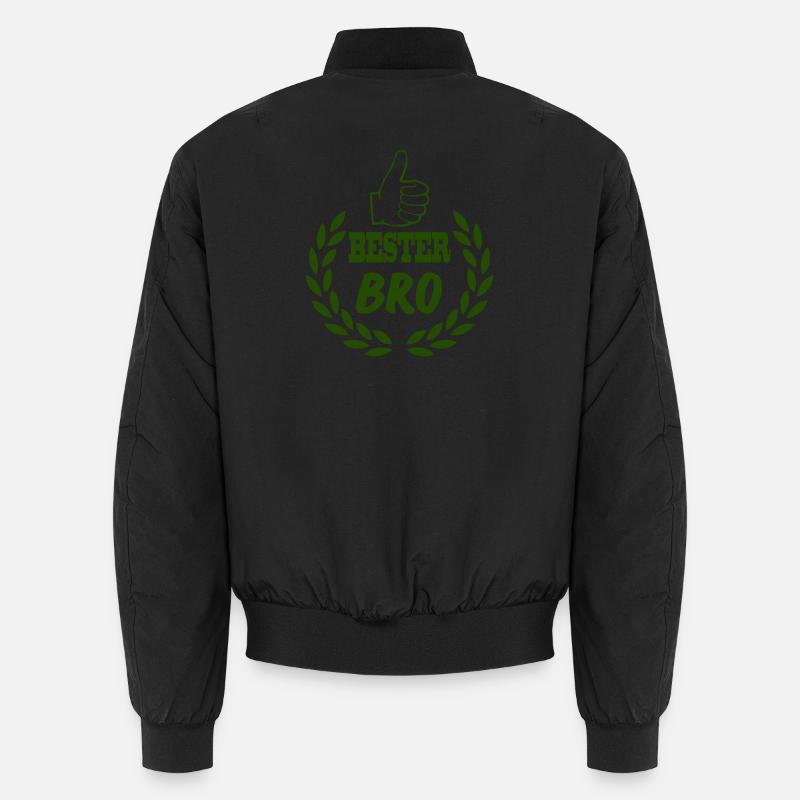 bester_bro - Unisex Bomber Jacket - black