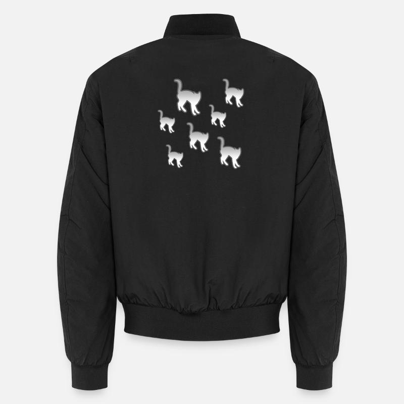 félin - Bomber unisexe - noir