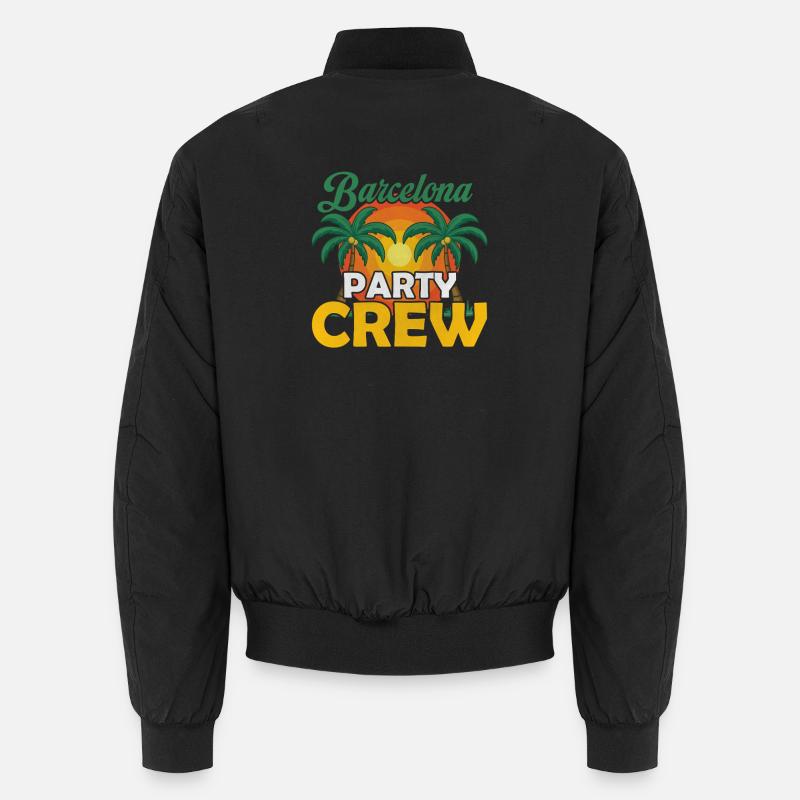 Barcelone Party Crew - Bomber unisexe - noir