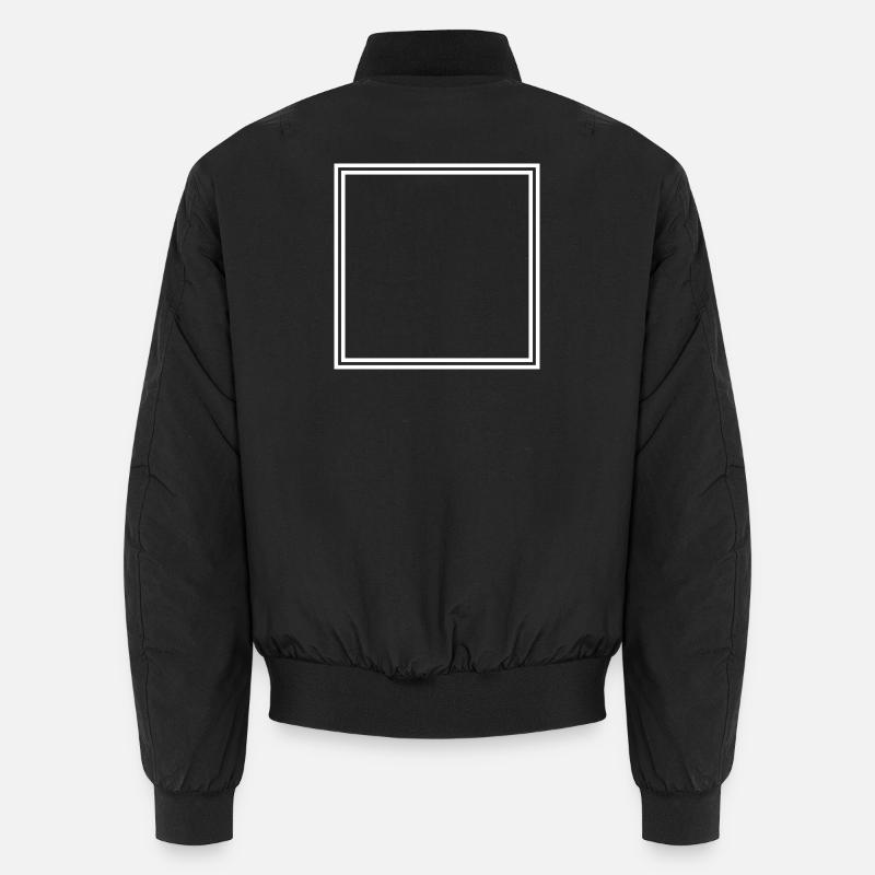 Rahmen Leer - Unisex Bomberjacke - Schwarz