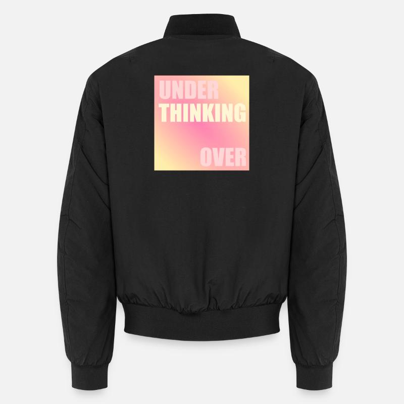 Denken - Unisex Bomberjacke - Schwarz