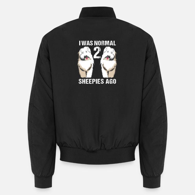 Englischer Schäferhund - Unisex Bomberjacke - Schwarz