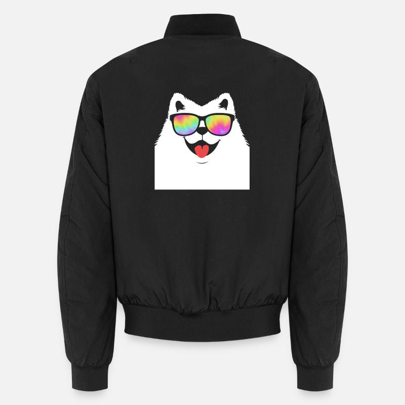 Samojede - Unisex Bomberjacke - Schwarz