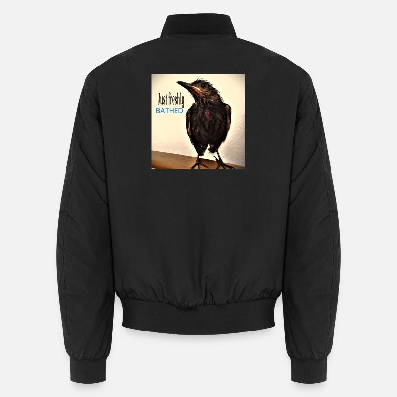 Just freshly bathed - Unisex Bomber Jacket - black