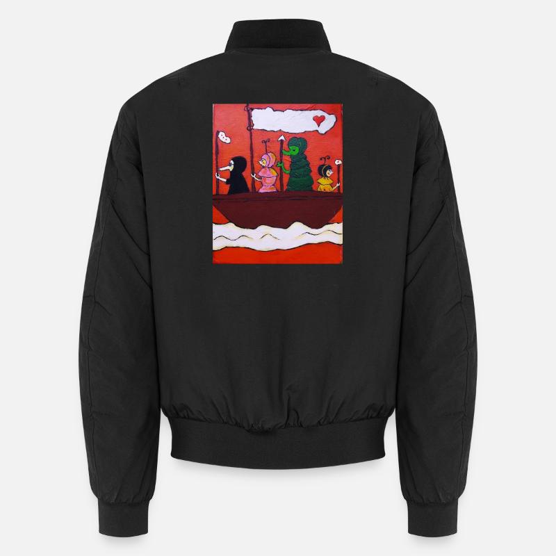 4 Freunde - Unisex Bomberjacke - Schwarz