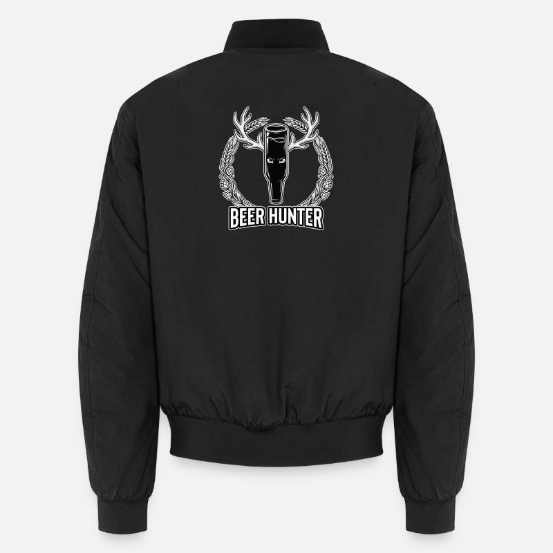 Beer Hunter Award - Unisex Bomber Jacket - black