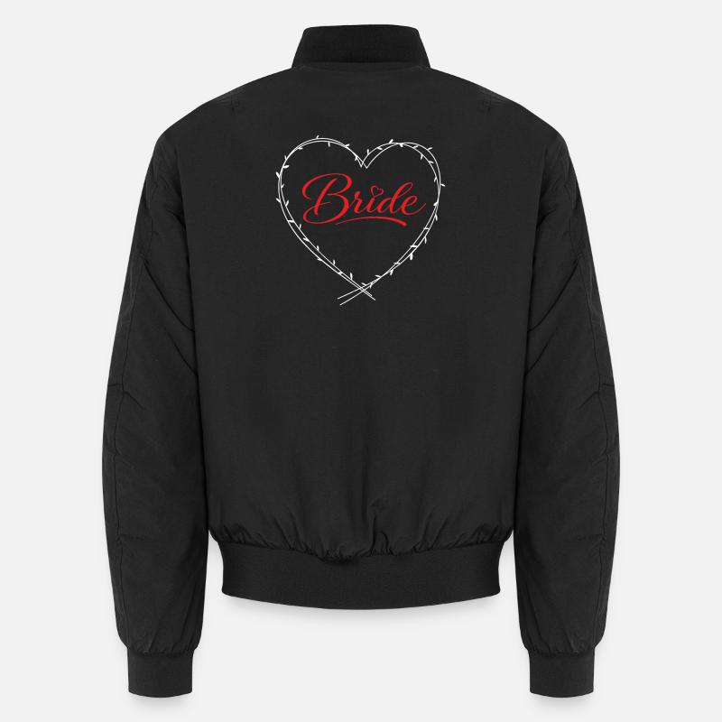 Bride - Unisex Bomber Jacket - black