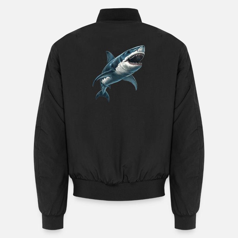 Requins Requin - Bomber unisexe - noir