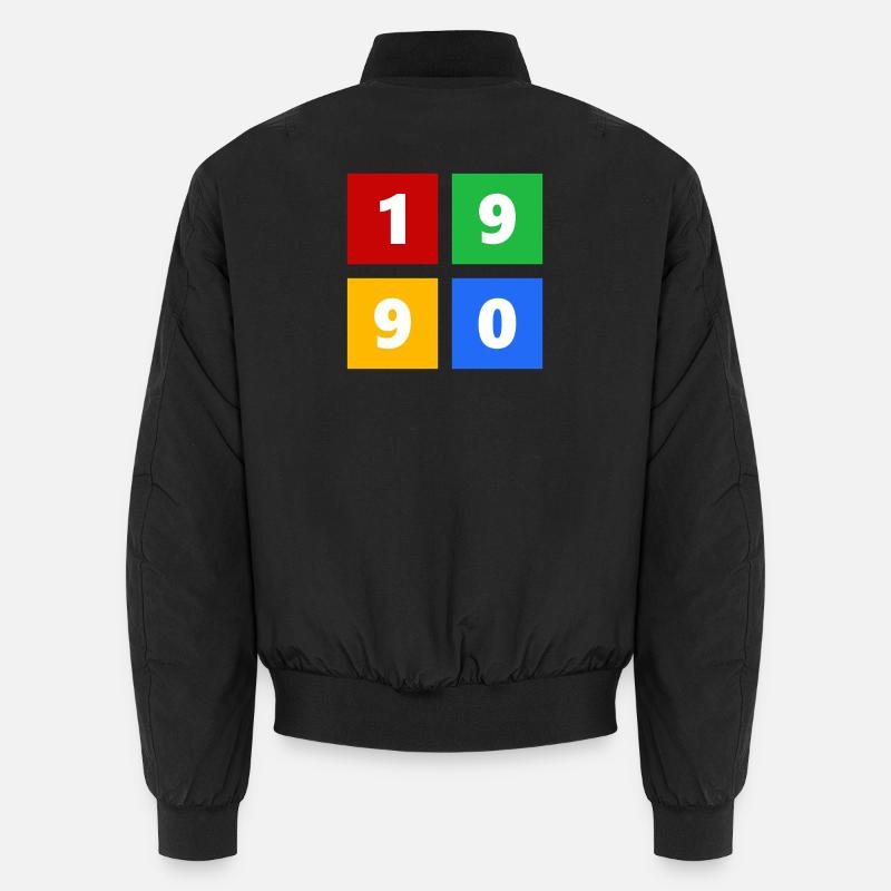1990 - Unisex Bomber Jacket - black