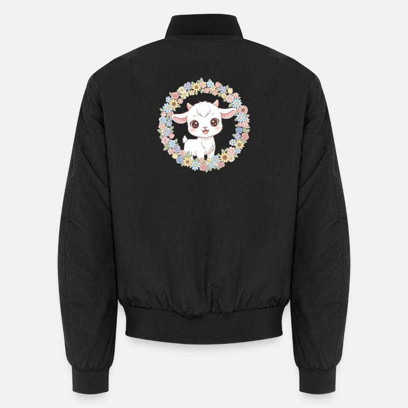 Goat - Unisex Bomber Jacket - black