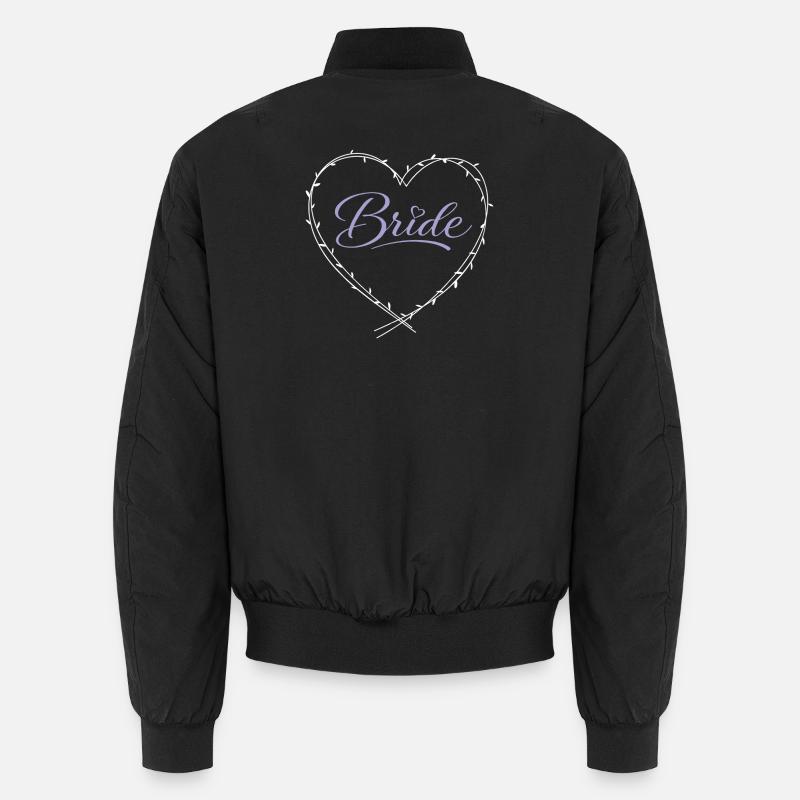 Bride - Unisex Bomber Jacket - black