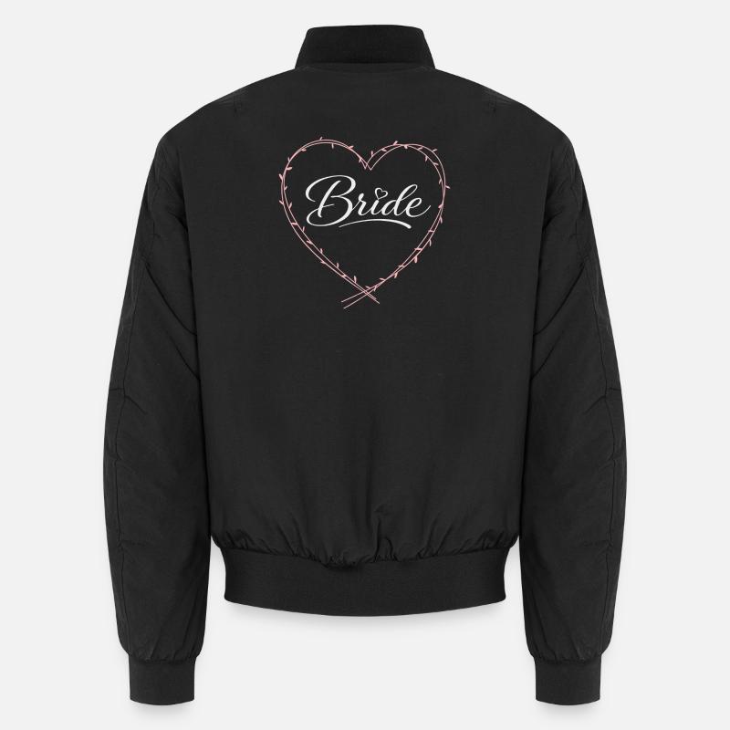 Bride - Unisex Bomber Jacket - black