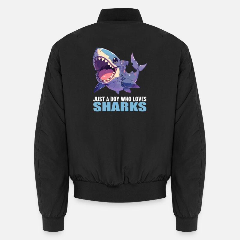 Requins Requin - Bomber unisexe - noir