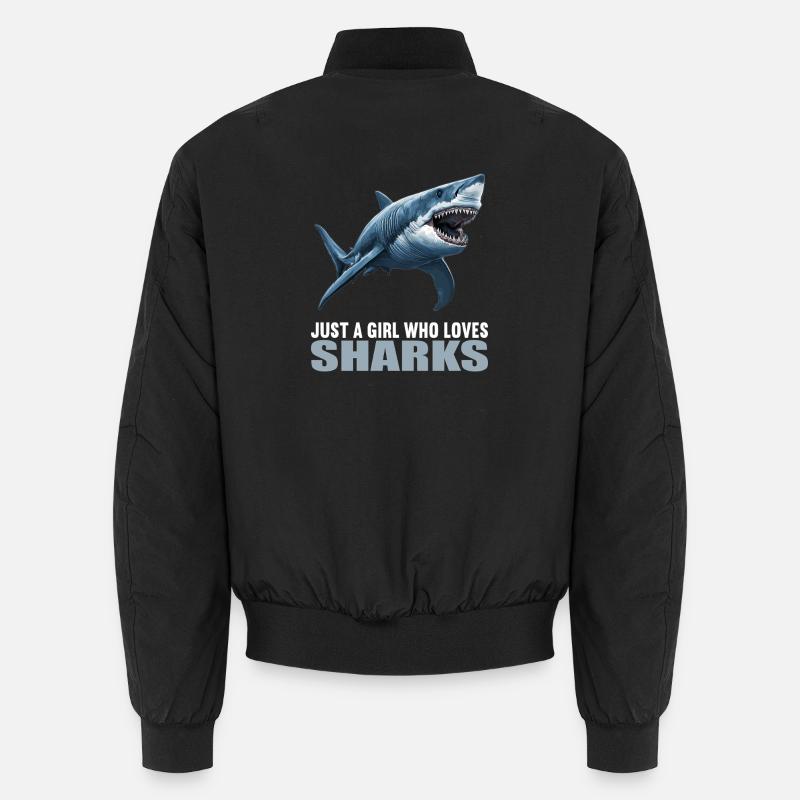 Requins Requin - Bomber unisexe - noir