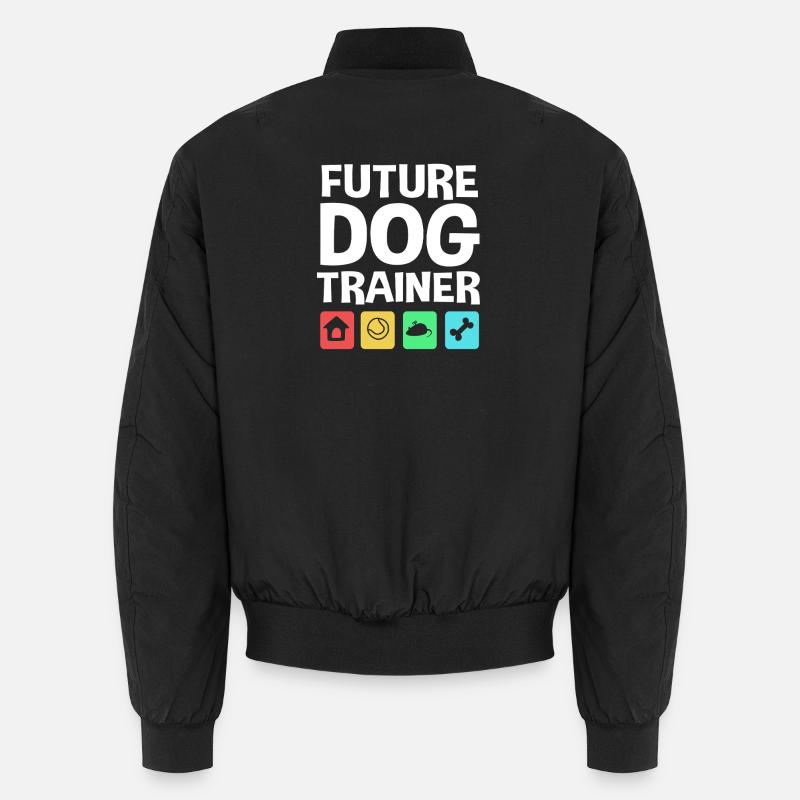 Dog trainer - Unisex Bomber Jacket - black