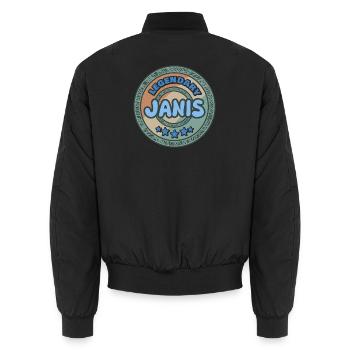 Dire Janis - Bomber unisexe - noir - Dos - AI Model Male 185 light (185cm)