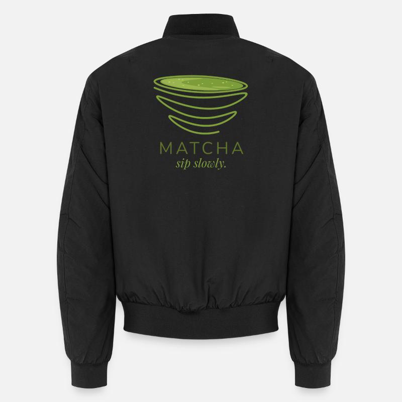 Le Matcha - Bomber unisexe - noir