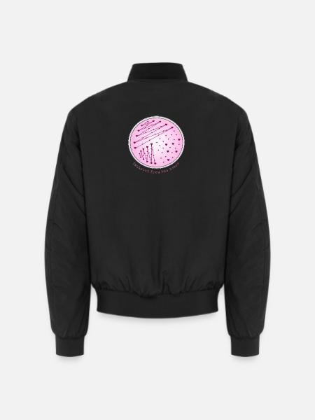 Vom Herzen isoliert – Mikrobiologische Petrischale - Unisex Bomberjacke - Schwarz