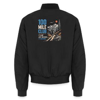 Trail Running - Club du 100 miles - Bomber unisexe - noir - Dos - AI Model Male 185 light (185cm)