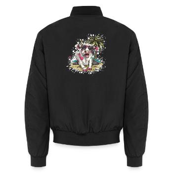 Vacade Summer Comic - Bomber unisexe - noir - Dos - AI Model Male 185 light (185cm)