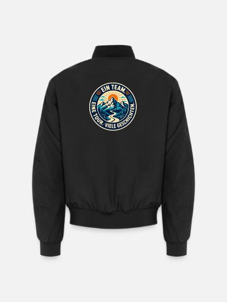 Ein Team – Eine Tour – Viele Geschichten - Unisex Bomberjacke - Schwarz