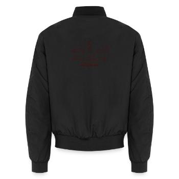 Niveaux de yoga : poses maximales de capybara - Bomber unisexe - noir - Dos - AI Model Male 185 light (185cm)