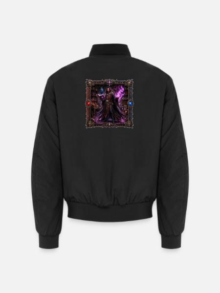 Warlock - Unisex Bomber Jacket - black