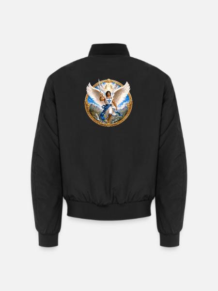Engel - Unisex Bomberjacke - Schwarz