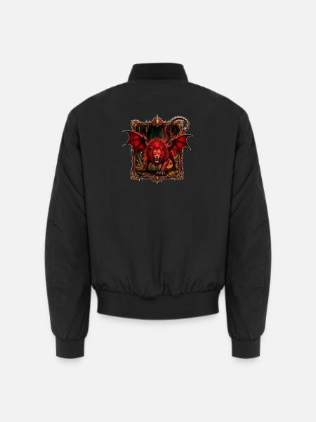 Mythische Chimäre - Unisex Bomberjacke - Schwarz
