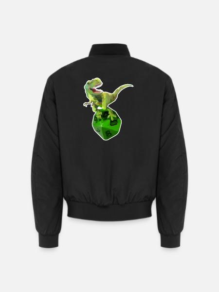DiceHeroes_Dino4 - Unisex Bomberjacke - Schwarz