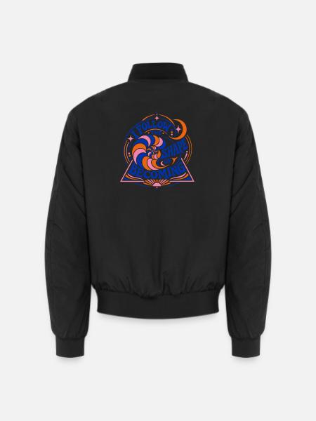 Follow the Shape of Becoming - Unisex Bomberjacke - Schwarz