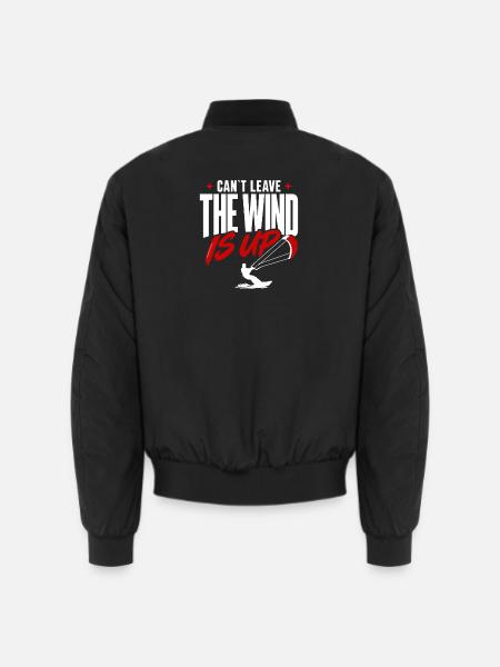 Can’t Leave The Wind Is Up - Unisex Bomberjacke - Schwarz