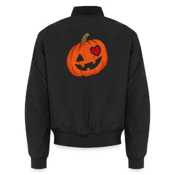 Zucchini - Unisex Bomberjacke - Schwarz - Hinten - AI Model Male 185 light (185cm)