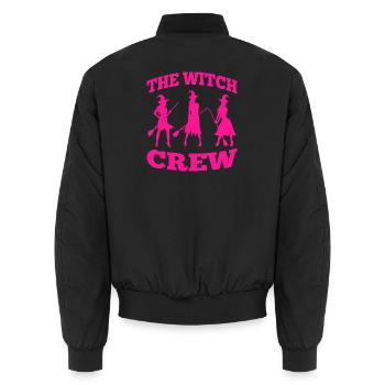 The Witch Crew - Unisex Bomberjacke - Schwarz - Hinten - AI Model Male 185 light (185cm)