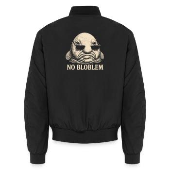  Kein Problem Blobfisch Sonnenbrille Lustiges - Unisex Bomberjacke - Schwarz - Hinten - AI Model Male 185 light (185cm)