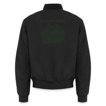 Myzel verbindet alles - Unisex Bomberjacke - Schwarz - Hinten - AI Model Male 185 light (185cm)
