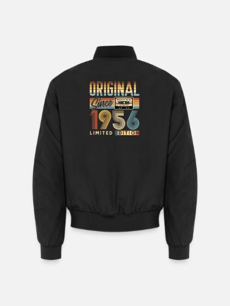 70. Geburtstag, 70 Jahre - Unisex Bomberjacke - Schwarz