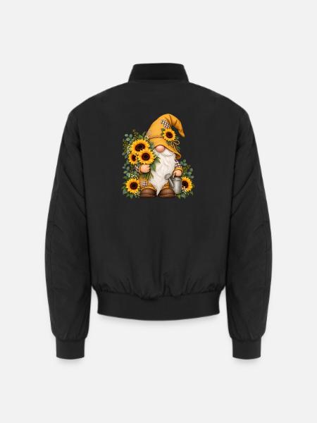 Süße Zwerge unter den Gnomen - Unisex Bomberjacke - Schwarz
