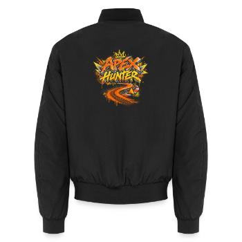 Apex Hunter Graffiti Roadride - Unisex Bomberjacke - Schwarz - Hinten - AI Model Male 185 light (185cm)