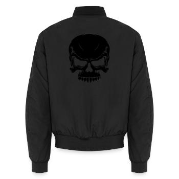blood - Bomber unisexe - noir - Dos - AI Model Male 185 light (185cm)