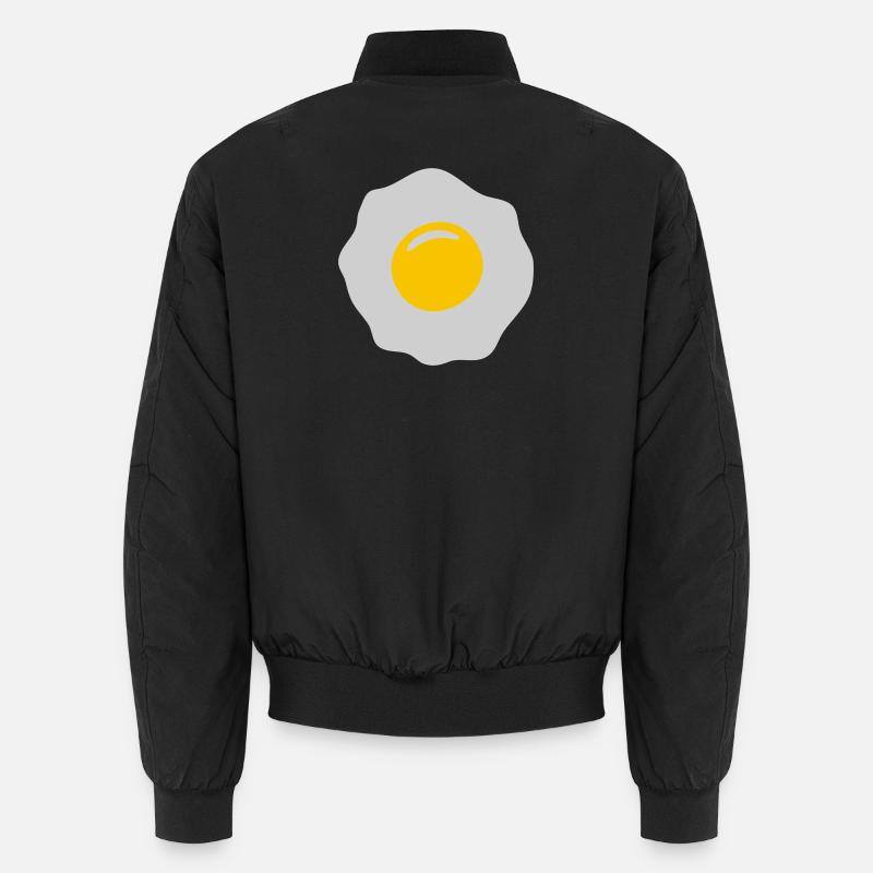 egg ei spiegelei - Unisex Bomber Jacket - black