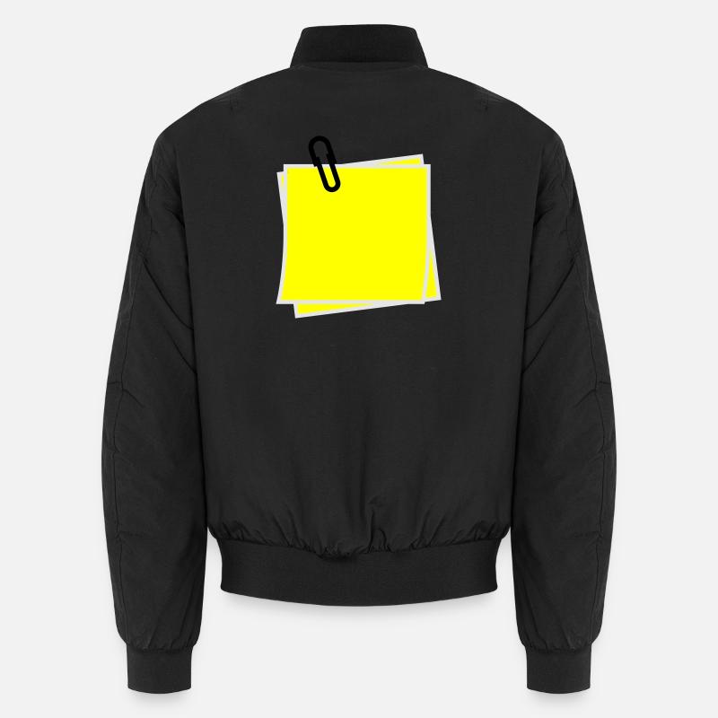 Notiz - Unisex Bomberjacke - Schwarz