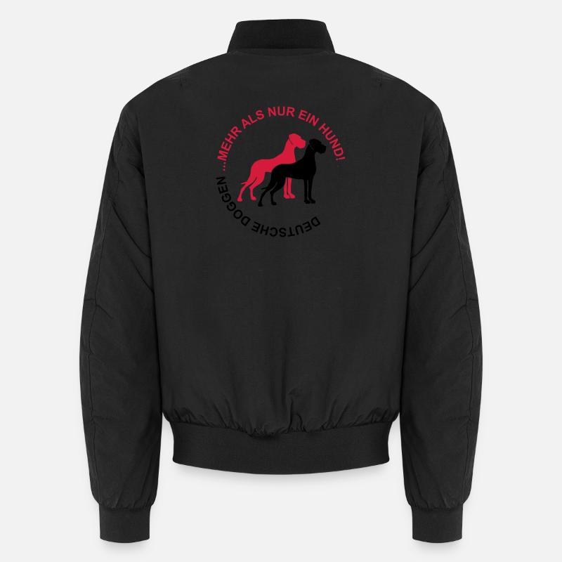 Deutsche Doggen - Mehr als nur ein Hund Unisex Bomberjacke