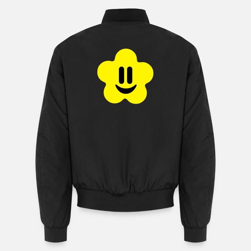 flower power smiley Bomber unisexe