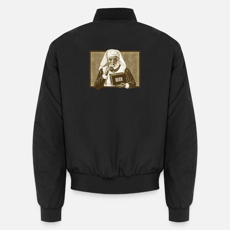 Vintage Bier Werbung Unisex Bomberjacke