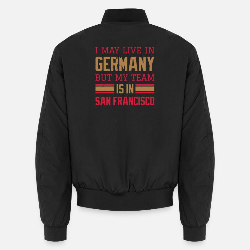 San Francisco - Unisex Bomberjacke - Schwarz