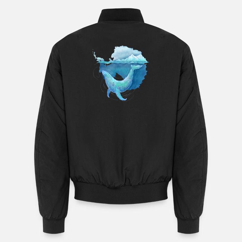 Whale Sanctuary Unisex Bomber Jacket