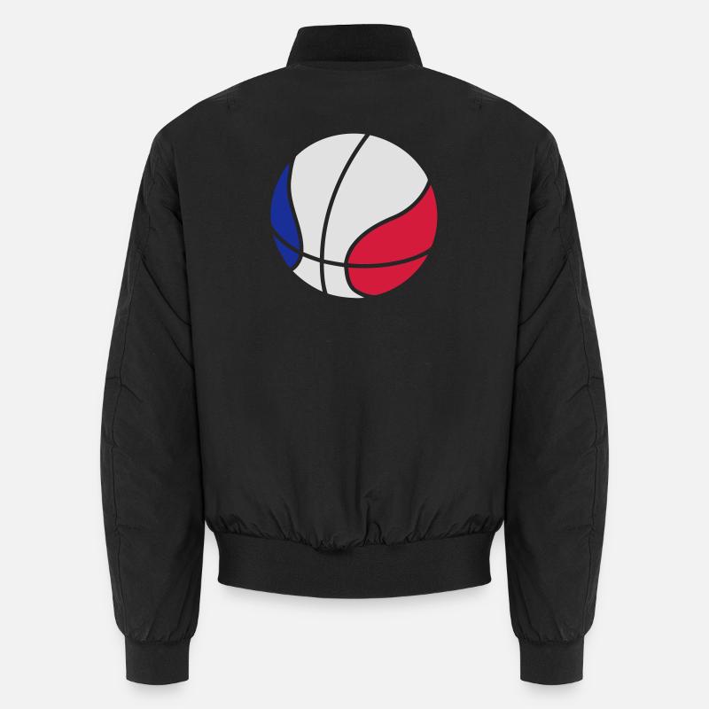 Basketball - Unisex Bomberjacke - Schwarz