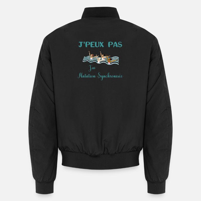 j'peux pas j'ai natation synchronisée foncé Bomber unisexe